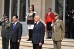 Il Presidente della Repubblica Giorgio Napolitano accoglie al Quirinale il Presidente della Repubblica Popolare Cinese HU Jintao e la Signora, in Visita di Stato in Italia