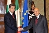 Il Presidente della Repubblica Giorgio Napolitano ha ricevuto al Quirinale il Presidente della Repubblica di Bulgaria, Georgi Parvanov. 