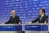 Conferenza Stampa del Presidente Giorgio Napolitano e del Presidente della Commissione Europea Josè Manuel Barroso alla Commissione Europea