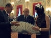 Incontro del Presidente della Repubblica Giorgio Napolitano con l'Associazione Stampa Parlamentare per la cerimonia del "Ventaglio"