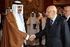 Incontro del Presidente Giorgio Napolitano con l'Emiro dello Stato del Qatar,S.A.Sceicco Hamad Bin Khalifa Al-Thani, in visita di Stato
