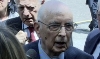 Risposte del Presidente della Repubblica Giorgio Napolitano ai giornalisti al termine della cerimonia dell'anniversario della fondazione della Guardia di Finanza