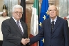 Incontro e successive dichiarazioni alla stampa del Presidente della Repubblica Giorgio Napolitano con il Presidente dell'Autorità Nazionale Palestinese, Mahmud Abbas