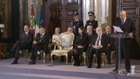 Cerimonia per lo scambio degli auguri con i rappresentanti delle istituzioni, delle forze politiche e della società civile