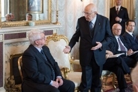 Incontro del Presidente della Repubblica Giorgio Napolitano con una delegazione del CAI - Club Alpino Italiano.