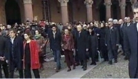 Omaggio del Presidente della Repubblica Giorgio Napolitano al Maestro Claudio Abbado