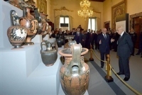 Inaugurazione della Mostra "La memoria ritrovata.Tesori recuperati dall'Arma dei Carabinieri"