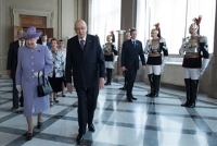 Incontro del Presidente della Repubblica, Giorgio Napolitano, con S. M. Elisabetta II e S.A.R. il Principe Filippo