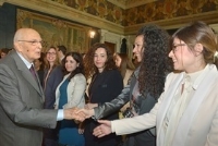 Audio dell'intervento del Presidente Napolitano all'incontro con i nuovi Magistrati in tirocinio 