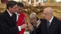 Brindisi del Presidente Napolitano al Pranzo di Stato in onore del Presidente Pahor