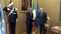 Incontro del Presidente Giorgio Napolitano con il Governatore Generale della Nuova Zelanda, Jerry Mateparae