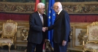 Incontro del Presidente della Repubblica Giorgio Napolitano con il Presidente palestinese, Mahmoud Abbas