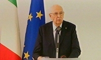 Intervento del Presidente della Repubblica Giorgio Napolitano al Comune di Monfalcone