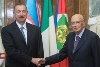 Incontro del Presidente della Repubblica Giorgio Napolitano con il Presidente della Repubblica dell'Azerbaigian, S.E. il Signor Ilham Aliyev