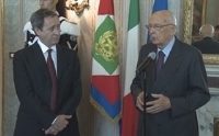 Audio dell'intervento del Presidente Napolitano in occasione del 192° anniversario di fondazione del Corpo Forestale dello Stato