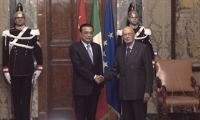 Incontro del Presidente della Repubblica Giorgio Napolitano con il Primo Ministro della Repubblica Popolare Cinese
