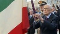 Il Presidente Giorgio Napolitano all'Altare della Patria in occasione del Giorno dell'Unità Nazionale e Giornata delle Forze Armate