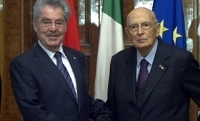 Incontro del Presidente della Repubblica Giorgio Napolitano con il Presidente Federale della Repubblica d'Austria, Heinz Fischer, in visita di Stato