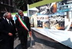 Visita alla città di Napoli - Il Presidente Ciampi con il Sindaco di Napoli Antonio Bassolino in visita al cantiere della metropolitana.