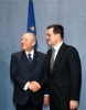 Visita alla Commissione ed al Consiglio dell'Unione Europea - Il Presidente Ciampi con il Presidente dell Commissione Europea Romano Prodi.