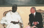 Il Presidente Ciampi a colloquio con il Presidente della Repubblica Federale della Nigeria,Olusegun Obasanjo.