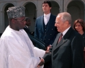 Il Presidente Ciampi incontra il Presidente della Repubblica Federale della Nigeria,Olusegun Obasanjo.