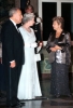S.M. la Regina Elisabetta II con il Presidente Ciampi e la moglie Franca Pilla poco prima del pranzo di Stato.