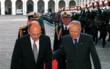 Il Presidente Ciampi riceve al Quirinale il Presidente della Repubblica Ellenica S.E. Konstantinos Stephanopoulos.