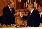 Il Presidente Ciampi con S.A. il Re di Norvegia Harald V durante il pranzo di Stato.