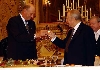 Il Presidente Ciampi con S.A. il Re di Norvegia Harald V durante il pranzo di Stato.