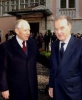 Il Presidente Ciampi con il Presidente della Repubblica Portoghese Josè Sampaio a Palazzo Belèm