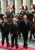  Il Presidente Ciampi e il Presidente della Repubblica del Cile Ricardo Lagos passano in rassegna lo Schieramento d'Onore, in occasione della visita ufficiale in Italia. 