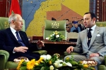 Il Presidente Ciampi con S.M. il Re Mohammed VI durante i colloqui a Palazzo Reale
