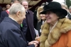 L'incontro del Presidente della Repubblica Carlo Azeglio Ciampi con Elena Sanesi Tombasi,pronipote di Tito Speri, dopo aver reso omaggio al Monumento dei Martiri di Belfiore