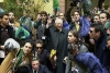 Il Presidente Ciampi con gli studenti dell'Universit&#224; degli Studi di Siena