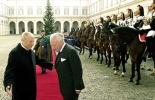 Il Presidente Ciampi con il Gran Maestro del Sovrano Militare Ordine di Malta, Fr&#224; Andrew Bertie in occasione della Visita Ufficiale.