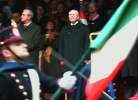 Il Presidente Ciampi con il Ministro della Difesa Antonio Martino durante la cerimonia di giuramento degli Allievi della Accademia Militare