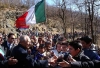 Il Presidente Ciampi al Sacrario di Benedicta, sul luogo dove vennero trucidati circa 190 giovani dai nazifascisti.