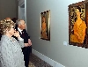 Il Presidente Ciampi in compagnia della moglie Franca visita la Mostra &quot;Amedeo Modigliani.L'Angelo dal volto severo&quot;.