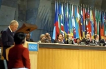 Il Presidente Ciampi durante il suo intervento alla 32ma Sessione della Conferenza Generale dell'UNESCO.