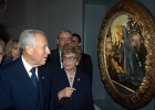 Il Presidente Ciampi, con la moglie Franca, all'esposizione "Botticelli, da Lorenzo il Magnifico al Savonarola".