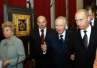 Il Presidente Ciampi con il Presidente Federazione Russa Vladimir Putin, in visita di Stato in Italia.