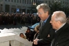 Il Presidente Ciampi con il Sindaco Gianfranco Lamberti, all'arrivo in Municipio.