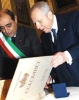 Il Presidente Ciampi al termine della visita a Palazzo Ducale.