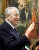 Il Presidente Ciampi durante il suo intervento al Teatro Cavour.