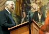 Il Presidente Ciampi durante il suo intervento al Teatro Cavour.