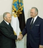 I Presidenti della Repubblica Italiana e di Estonia Carlo Azeglio Ciampi e Arnold Ruutel al Palazzo Presidenziale di Kadriorg.