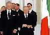 I Presidenti della Repubblica Italiana e di Estonia Carlo Azeglio Ciampi ed Arnold Ruutel al Palazzo Presidenziale di Kadriorg, per il pranzo in onore degli ospiti italiani.