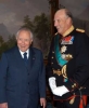 Il Presidente Ciampi con il Re Harald V, a Palazzo Reale.