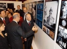 Il Presidente della Ciampi visita la mostra &quot;Sulla via di Tianjin:1000 anni di relazioni tra Italia e Cina&quot;, accompagnato dal Sindaco dela citt&#224;, Dai Xianglong, all'Istituto Italiano di Cultura.